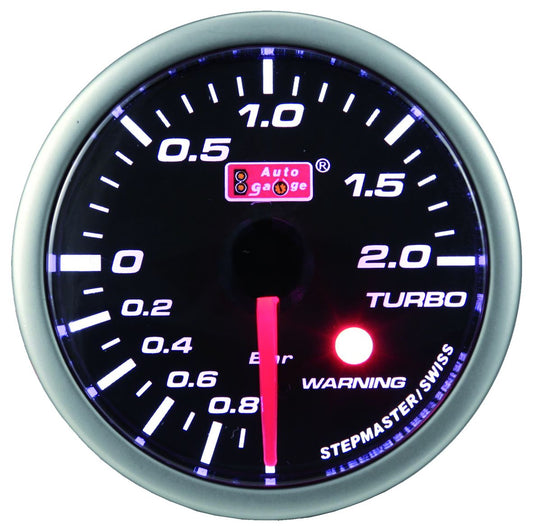 Autogauge Electrica Ahtopainemittari 52mm Smoke