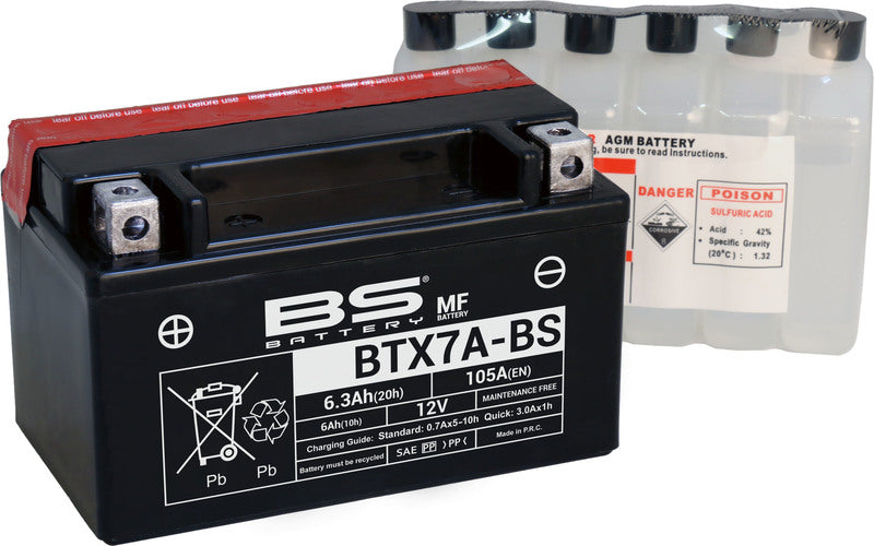 BTX7A Akku 12v 6Ah